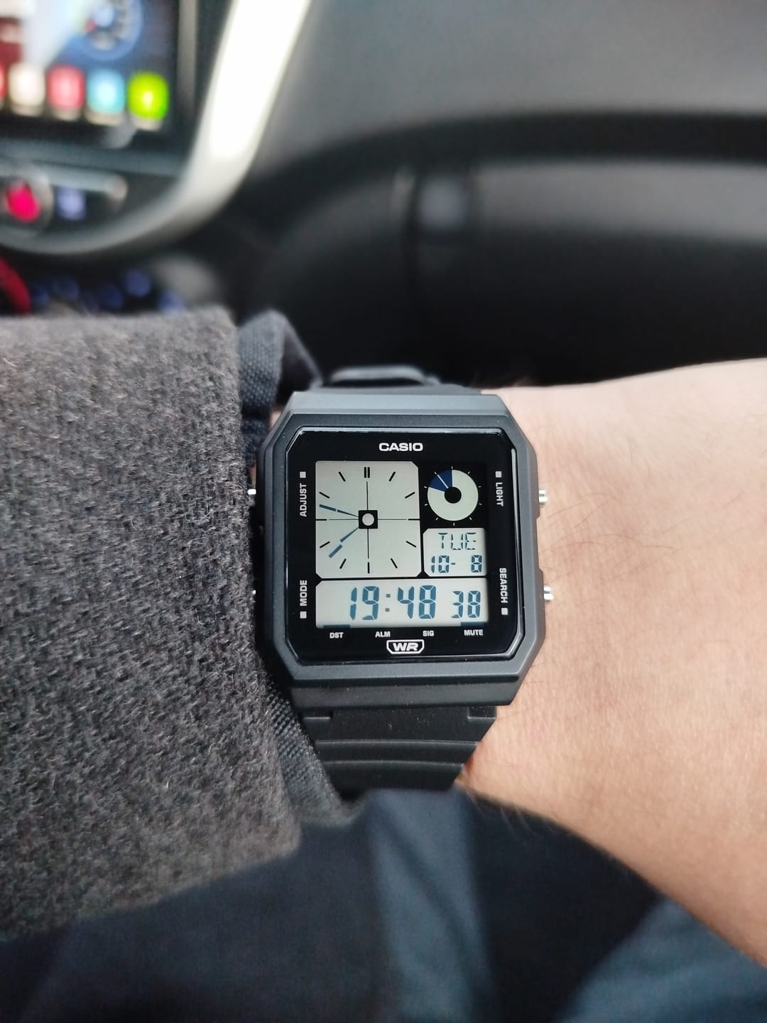 Customer photo review of Reloj Casio Vintage LF-20W-1ADF Twin-Graph Reissue Resina