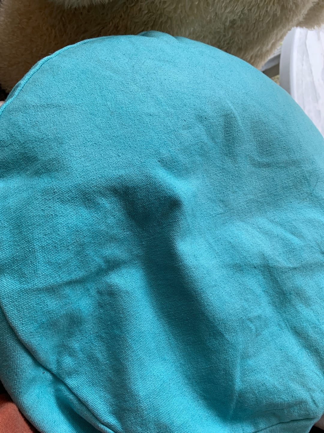Customer photo review of Cotton Meditation Cushion