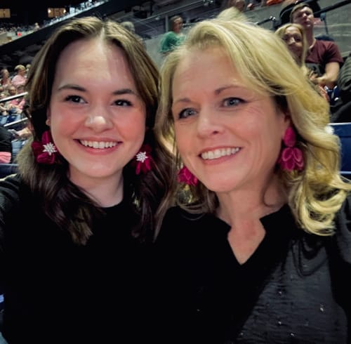 Customer photo review of Stitched Dots 3/4 Sleeve Blouse