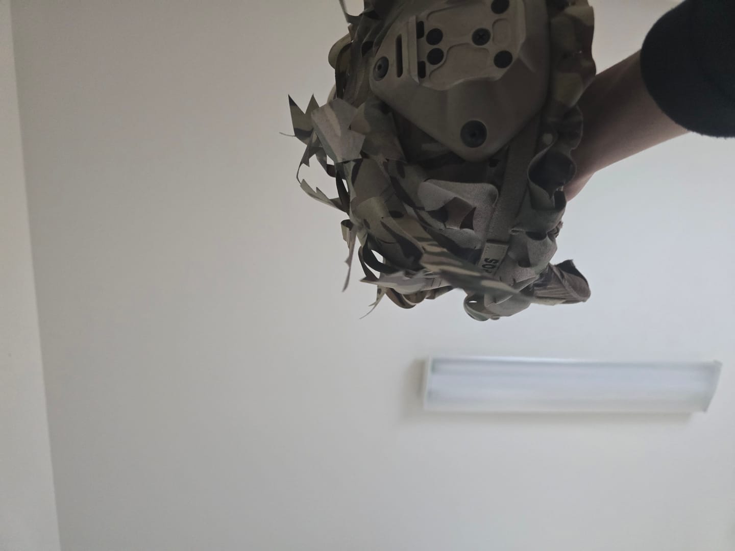 Customer photo review of Predator Ghillie™ Helmet Cover