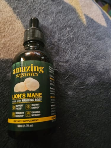 Customer photo review of Lion's Mane Mushroom Drops