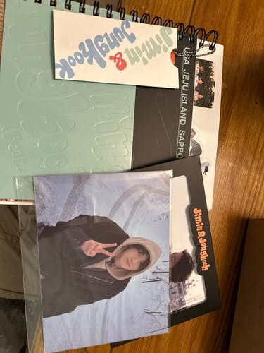 Customer photo review of BTS JIMIN & JUNG KOOK - ARE YOU SURE?! WEVERSE SHOP GIFT PHOTOBOOK