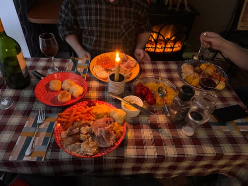 Customer photo review of Mosaian Salad Plates - Set of 6