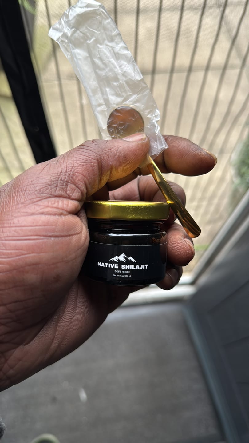 Customer photo review of Native Shilajit