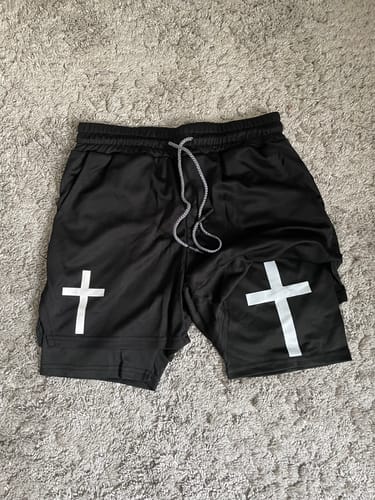 Customer photo review of Cross Gym Shorts