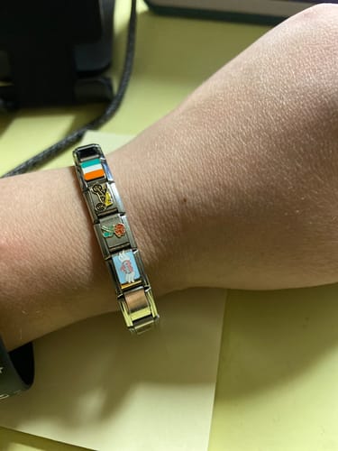 Customer photo review of Original Italian Charm Bracelet