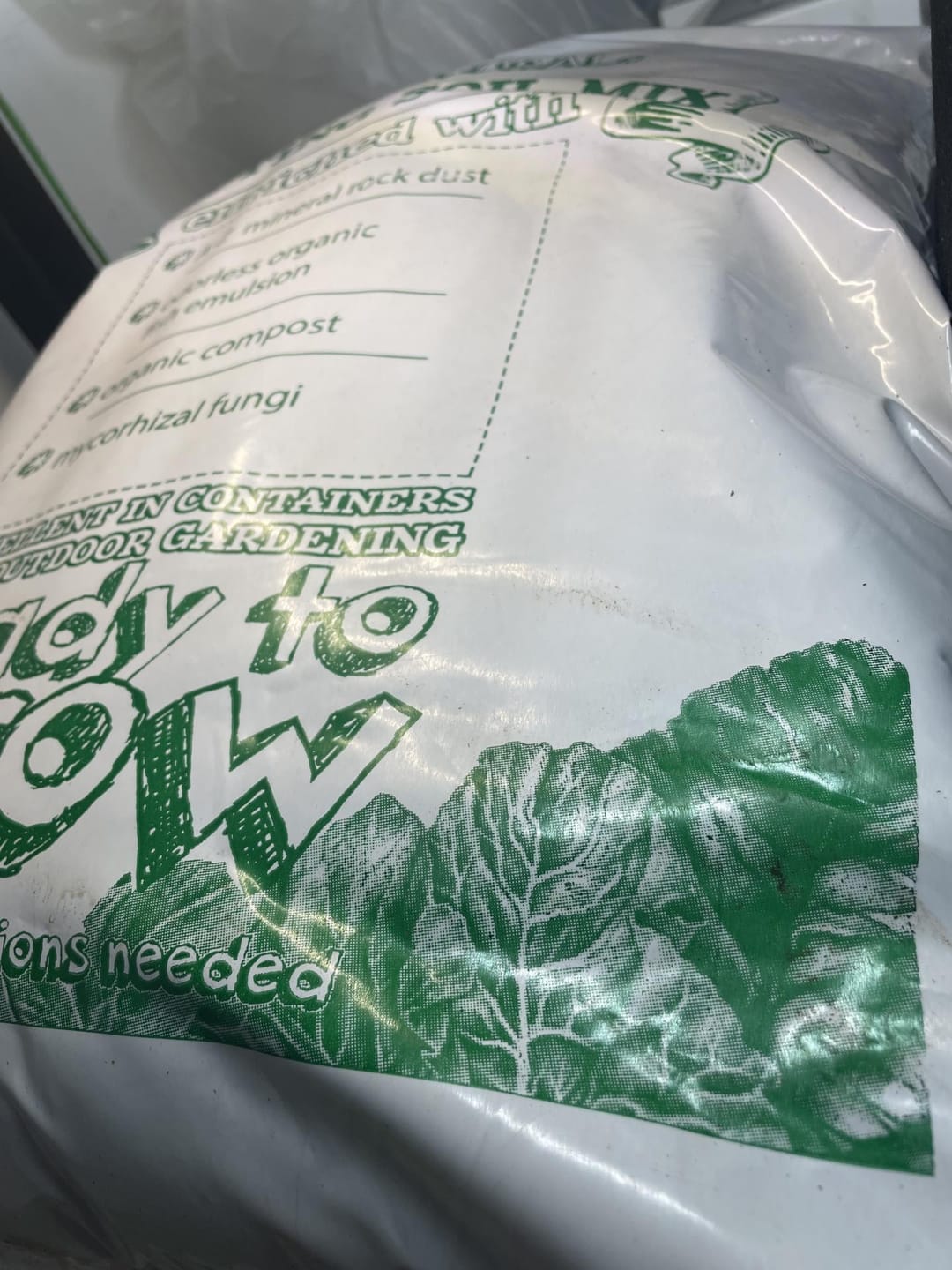 Customer photo review of Potting Soil Mix