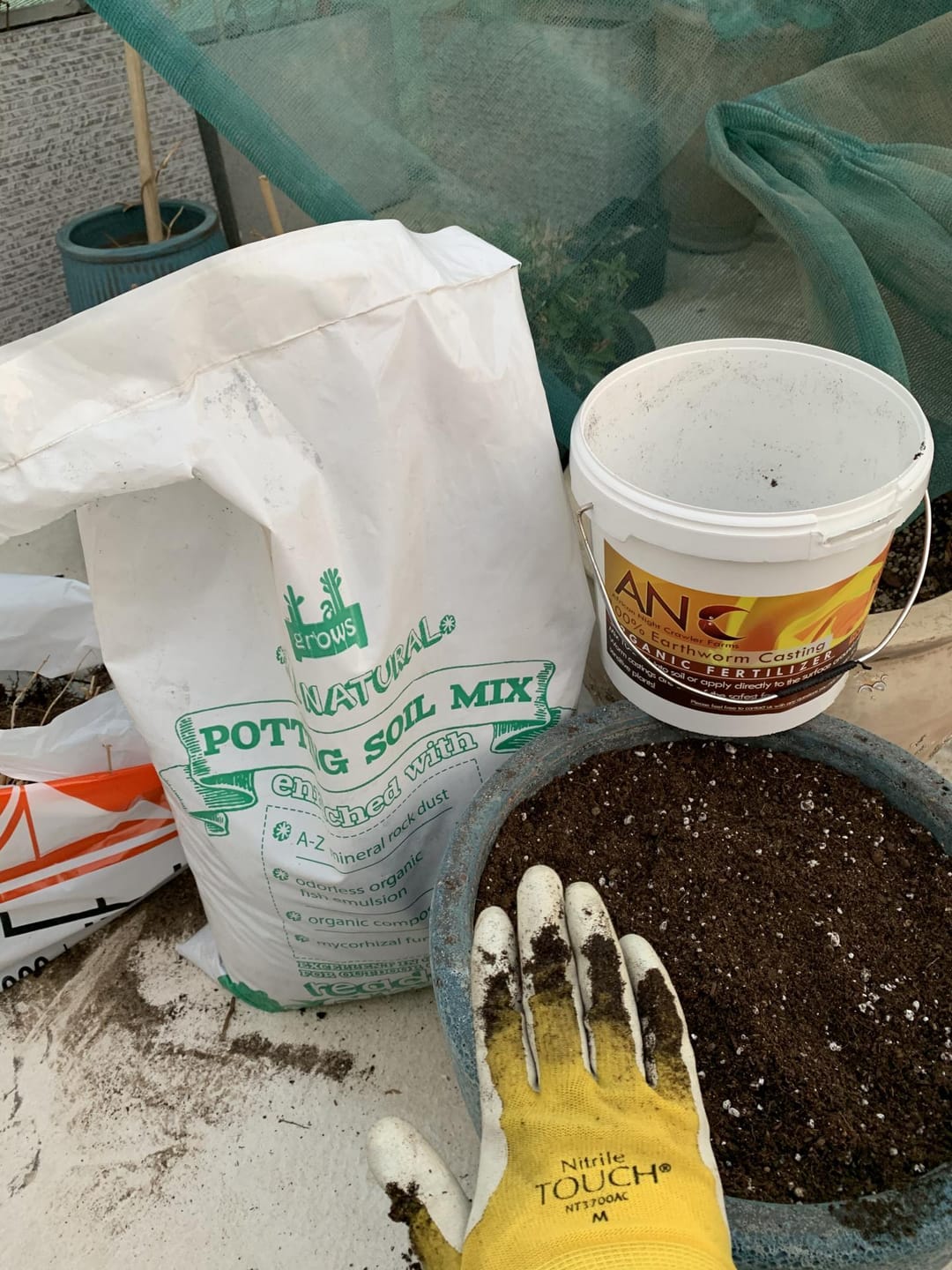 Customer photo review of Potting Soil Mix