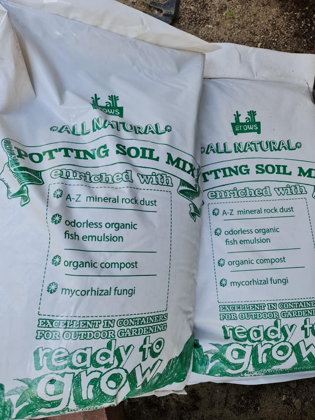 Customer photo review of Potting Soil Mix