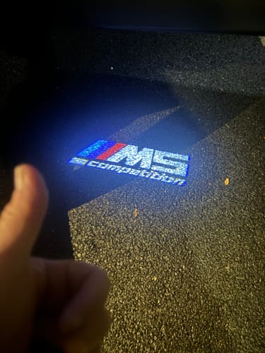 Customer photo review of BMW F SERIES DOOR LIGHTS