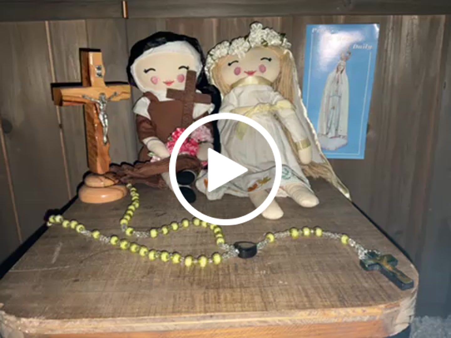 Customer video review of St. Thérèse of Lisieux Rag Doll