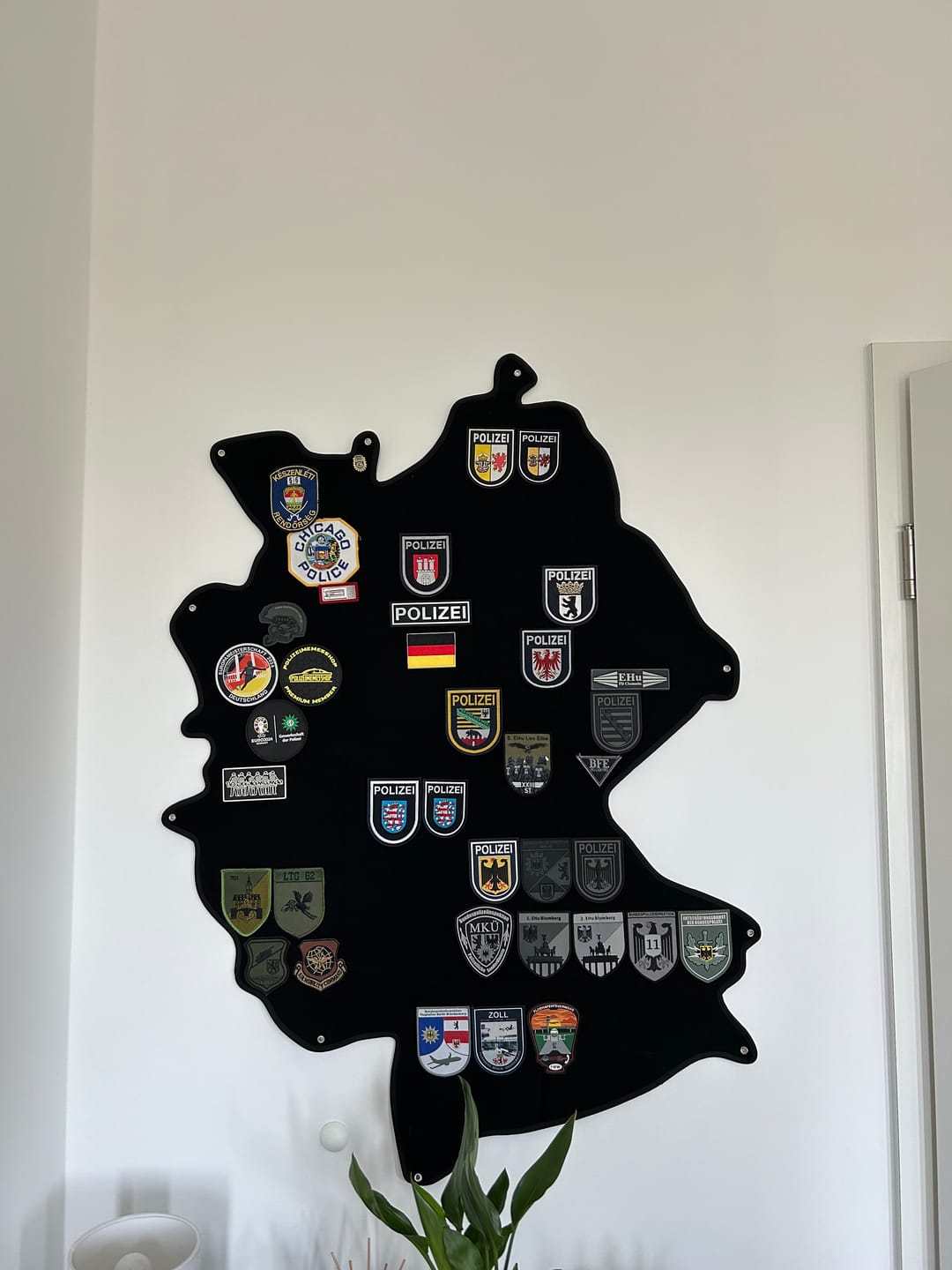 Customer photo review of Deutschland Patch-Klettmatte