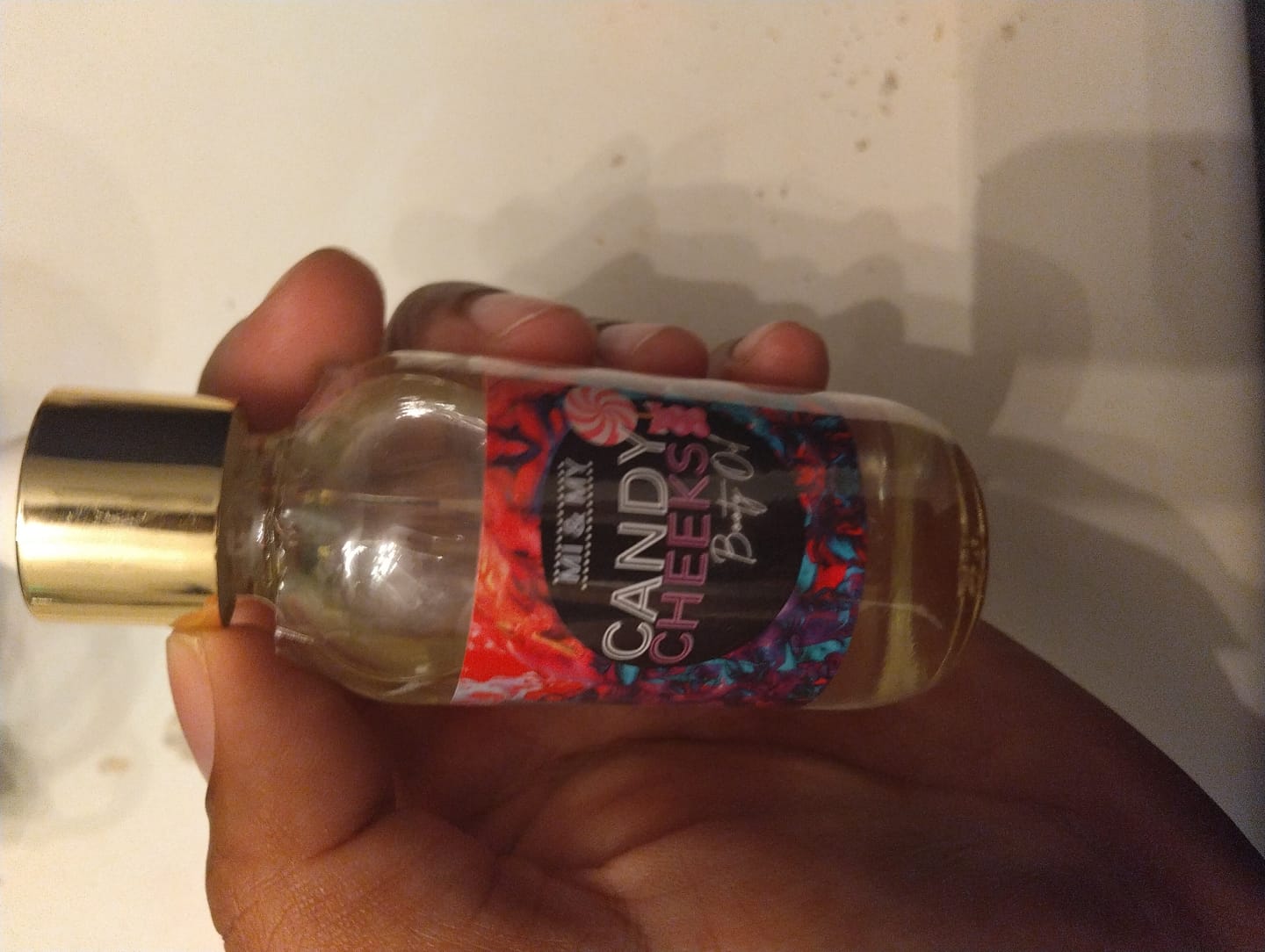 Customer photo review of Candy Cheeks Booty Oil