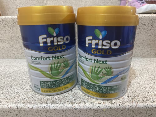 Customer photo review of Friso Gold Comfort Next (1 A 3 Años) Lata Pack 1.6 Kg