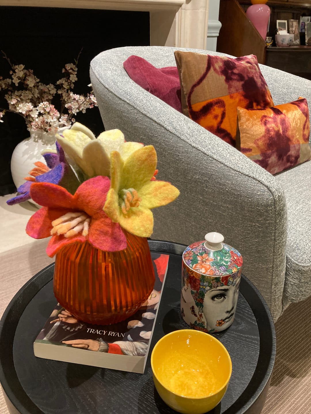 Customer photo review of Felt Flowers Set of 5 (Set A)