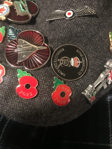 Marc review of Poppy Pin Badge Vulcan image 1 out of 1