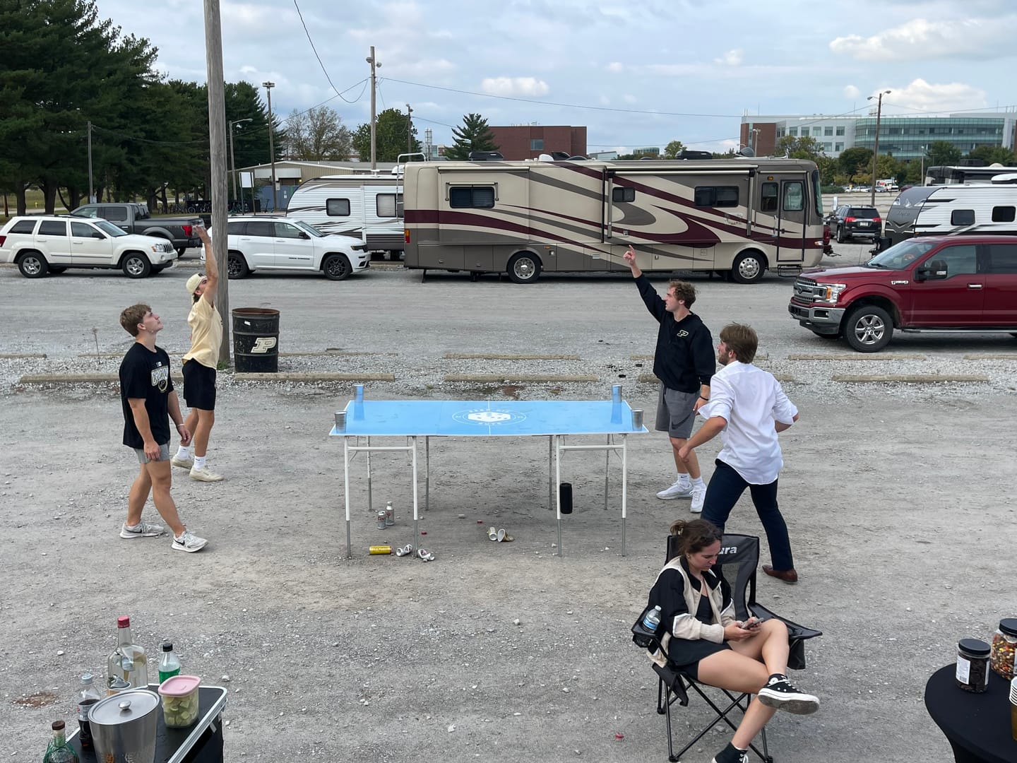 Customer photo review of BDG Portable Beer Die Table
