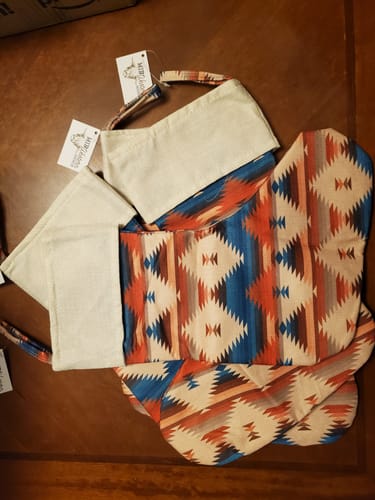 Customer photo review of Aztec Christmas Stocking