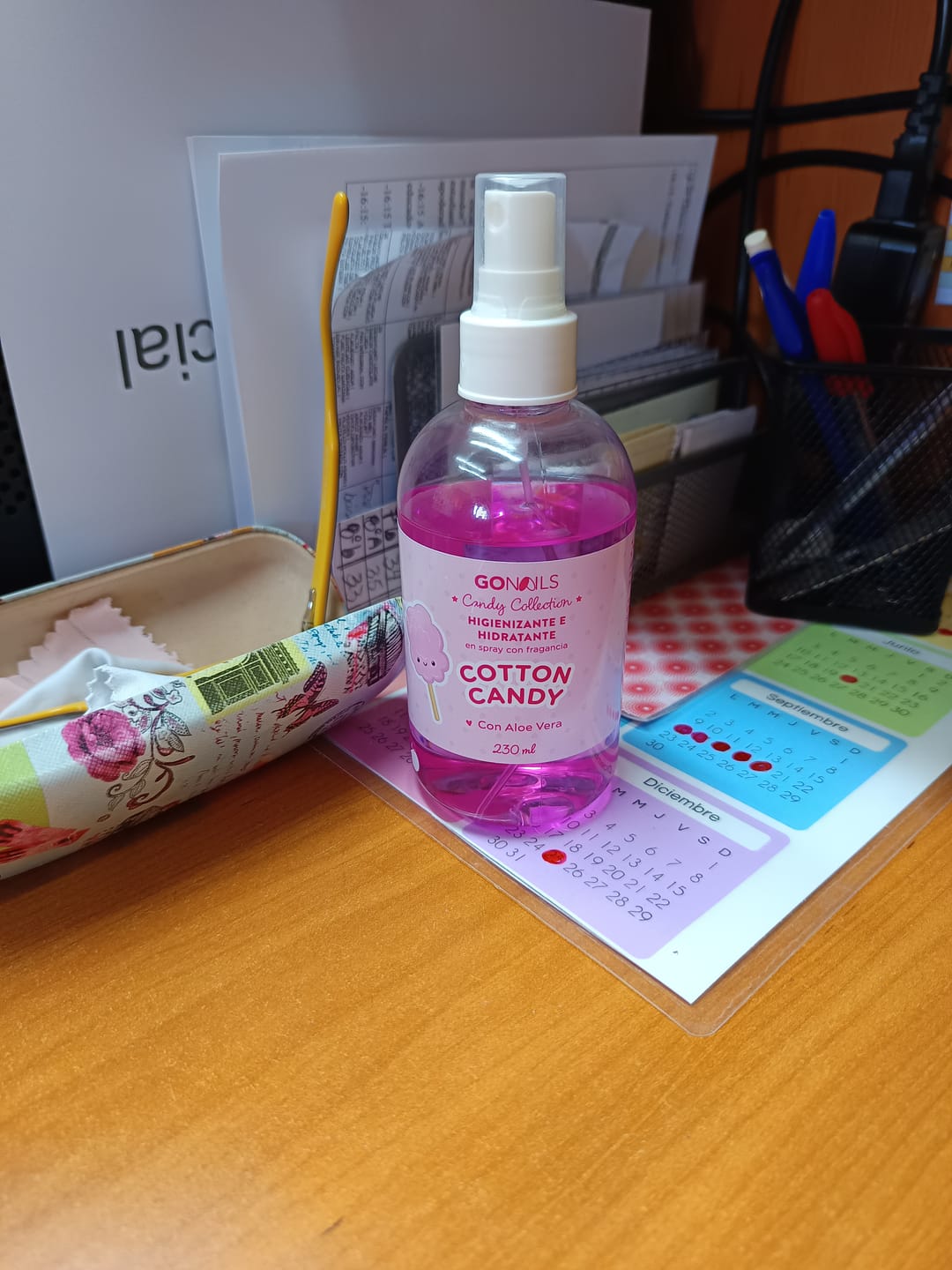 Customer photo review of Higienizante e Hidratante de Manos y Pies - Cotton Candy