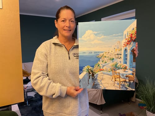 Customer photo review of Cerulean Calm