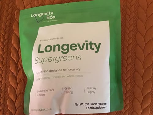 Customer photo review of Super Greens Powder