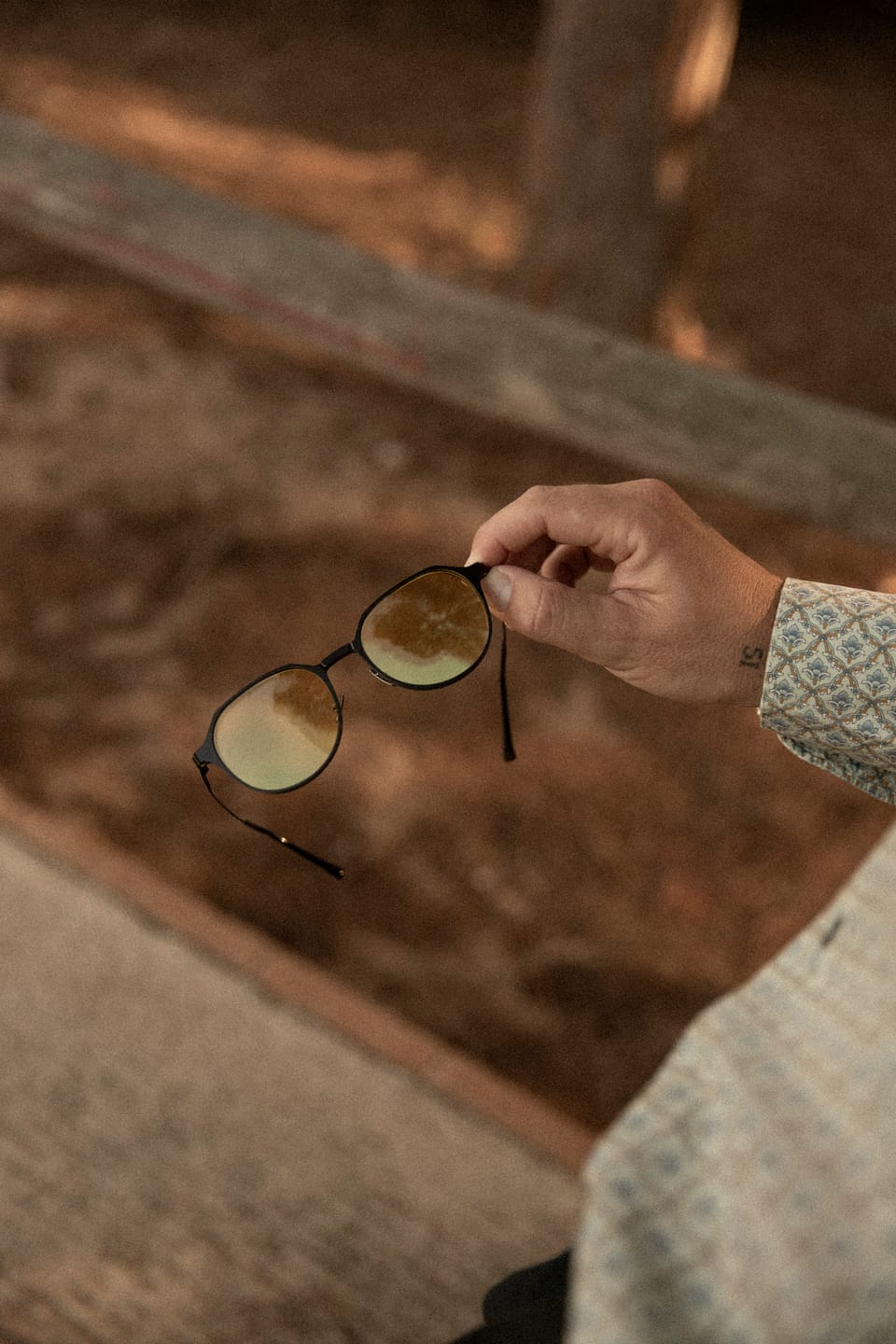 Customer photo review of Calvin | Magnetic Clip-on Glasses | ZanyLen New Arrival 2024
