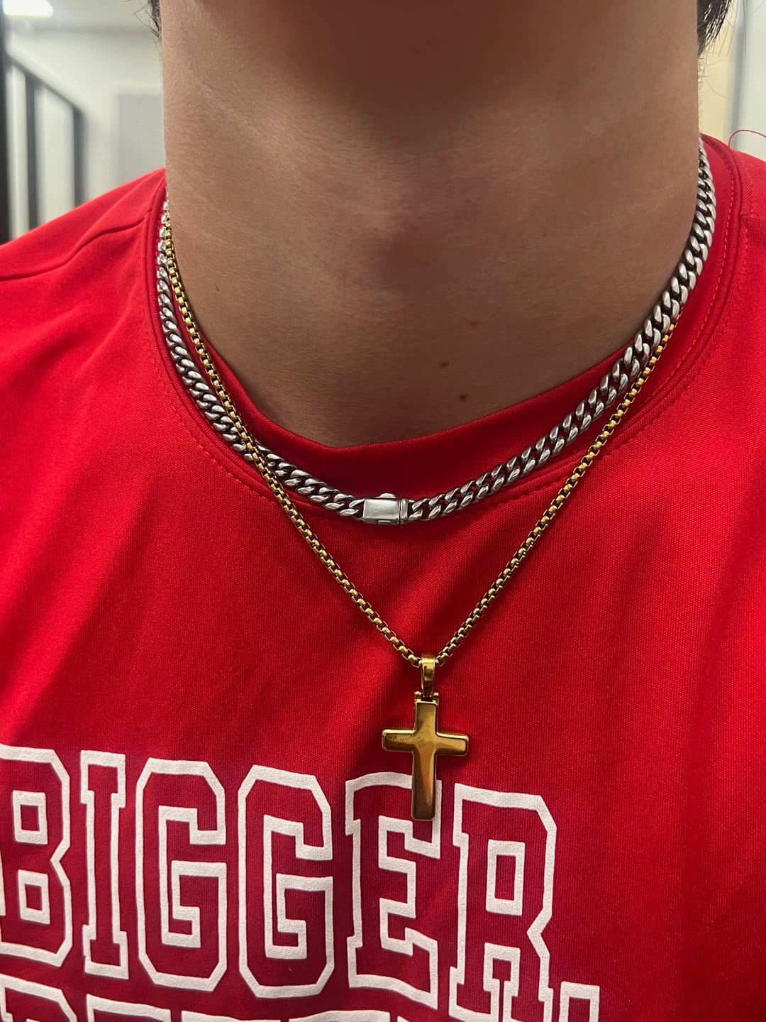 Customer photo review of Box Chain (Gold)