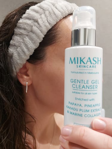 Customer photo review of Mikash Daily Skincare Bundle