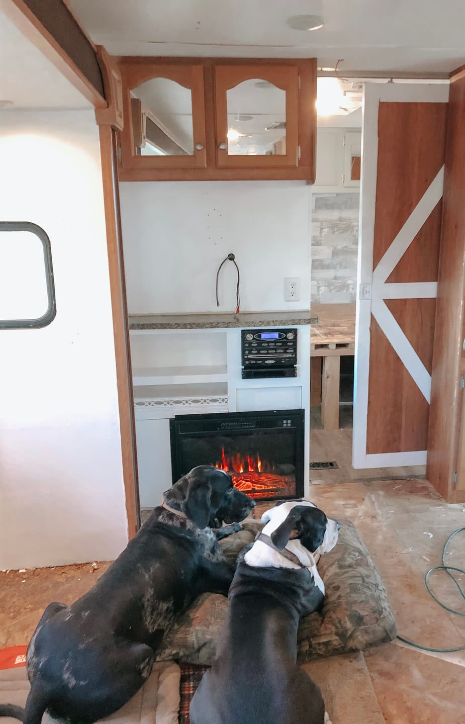 Customer photo review of 23" Electric Fireplace Insert