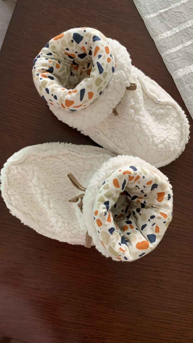 Customer photo review of Wellsoft Ekru Bebek Patiği