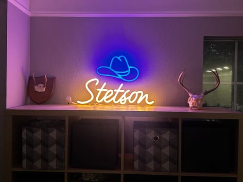 Customer photo review of Design Your Custom Neon Sign or LED Sign