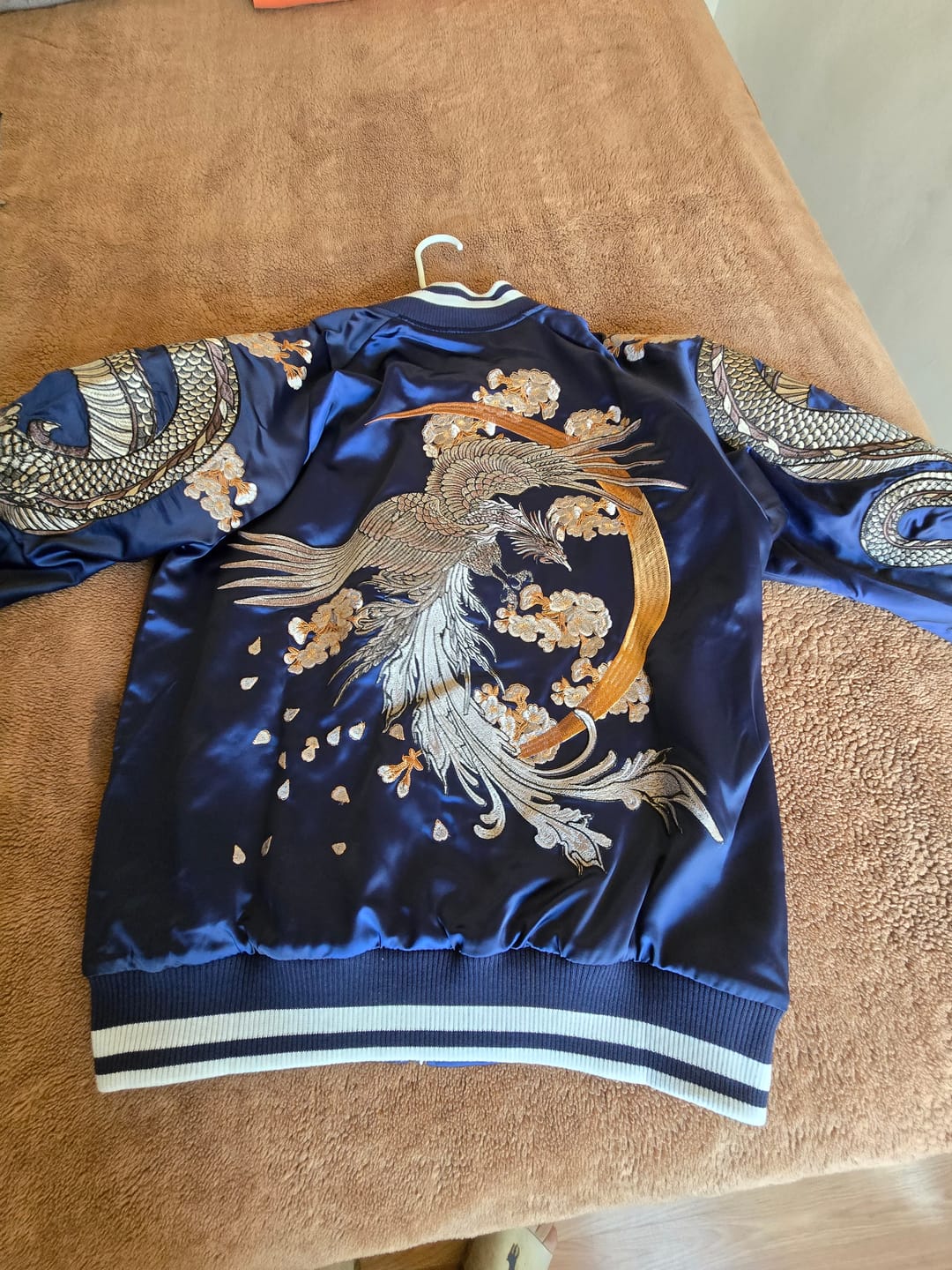 Customer photo review of Double Dragon & Phoenix Sukajan Souvenir Jacket