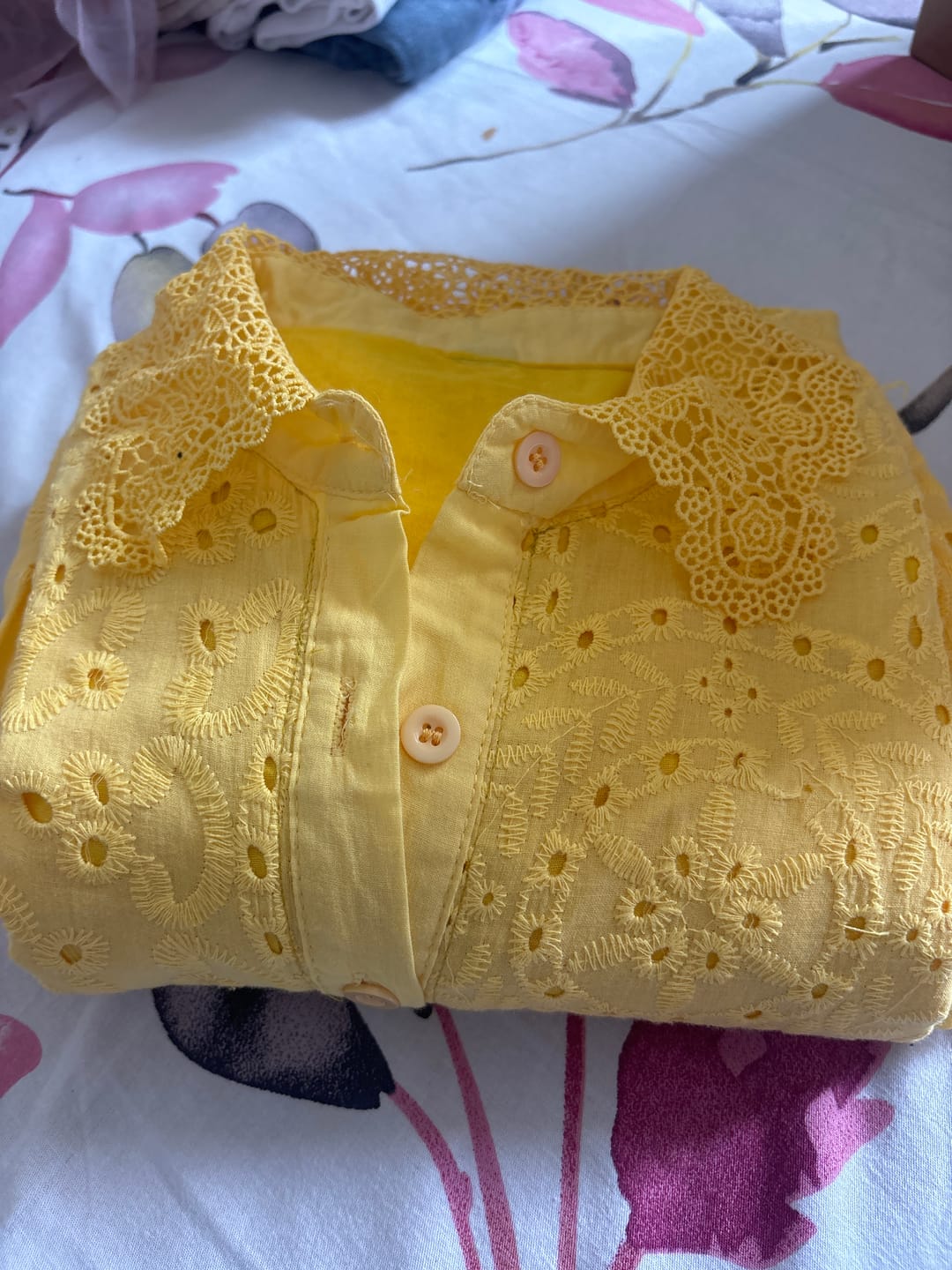 Customer photo review of Jimmy Cotton Eyelet Midi Dress