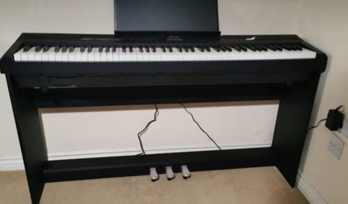 Customer photo review of Donner DEP-20 Portable Keyboard 88-Key Weighted with Stand