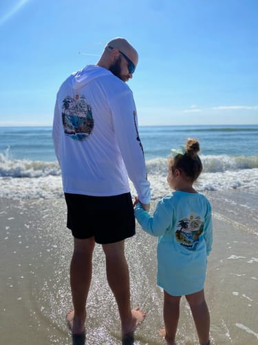 Customer photo review of Custom Hooded UPF Shirt