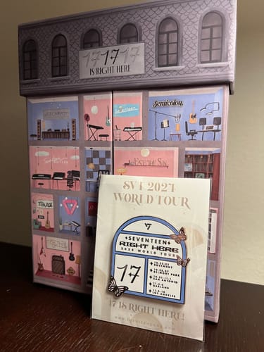 Customer photo review of (PREORDER) SVT 2024 World Tour Enamel Pin
