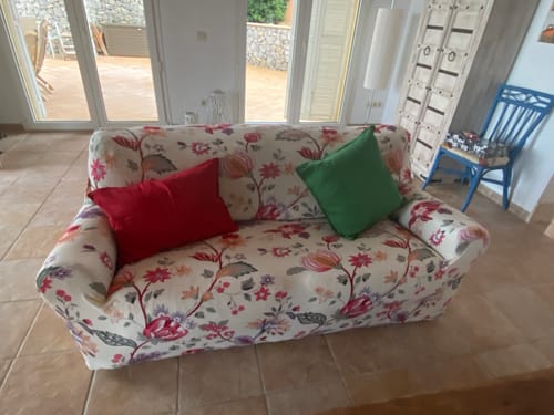 Customer photo review of Rote Blume - Sofabezüge für klassische und Ecksofas - Das Haus der Überzüge