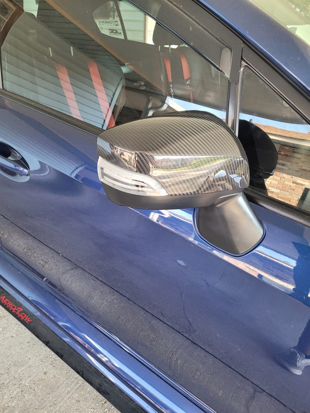 Customer photo review of 2015-21 WRX/STI Sequential LED Mirror Corner Lights