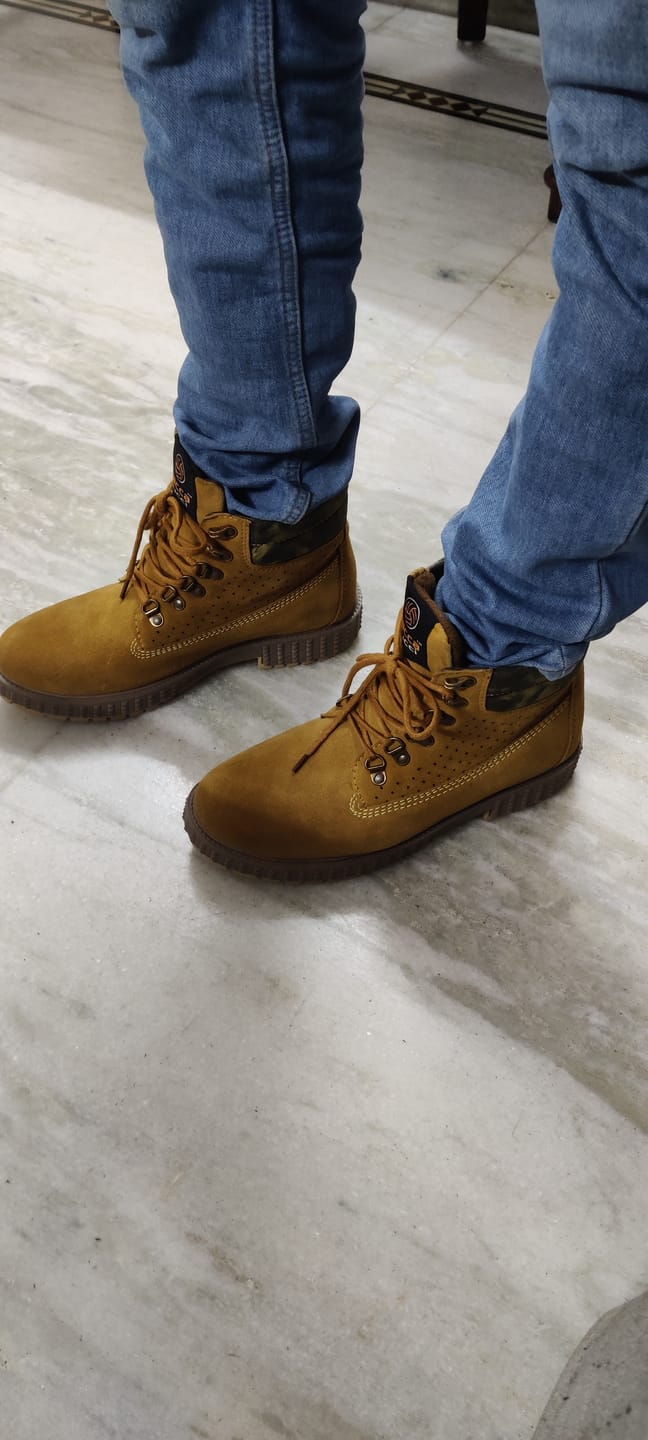 Customer photo review of Bacca Bucci URBAN Suede Leather Boots | Durable Suede Leather for Extra Comfort & Breathability