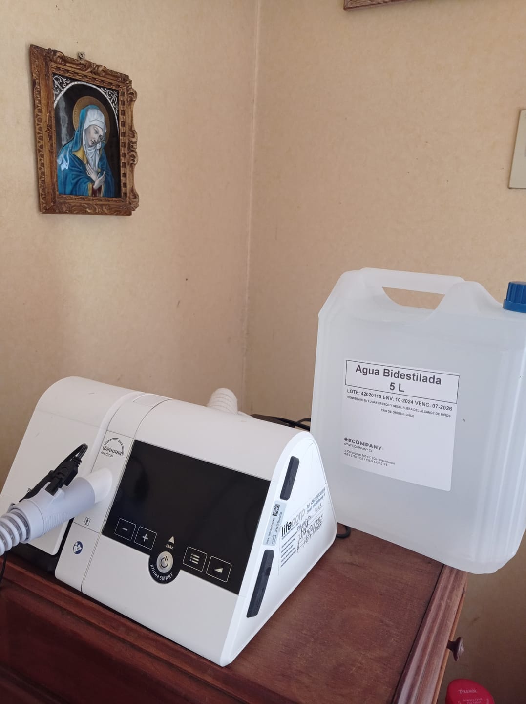 Customer photo review of Agua calidad Bidestilada