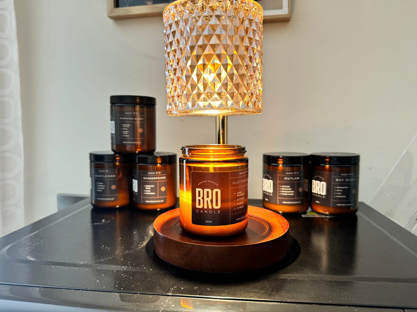 Customer photo review of The Old Fashioned Candle