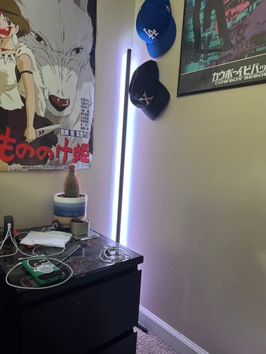 Customer photo review of LITE TOWER - MODERN STYLED LED CORNER LAMP