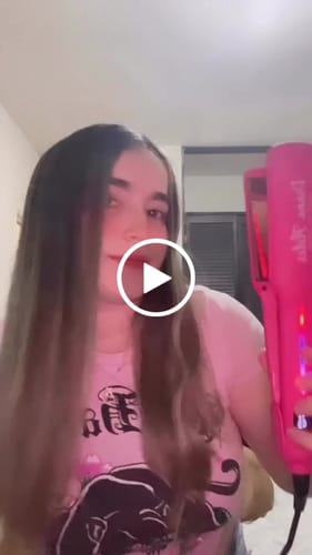 Customer video review of Plancha INFRARED Titanio Profesional Quality Diana Fletes