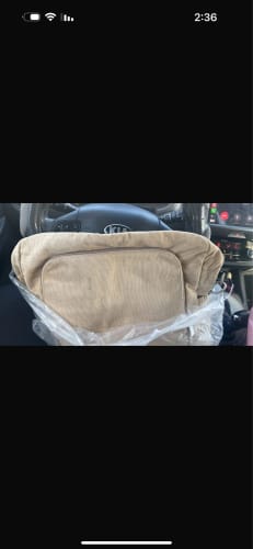 Customer photo review of Corduroy Diaper Stroller Bag