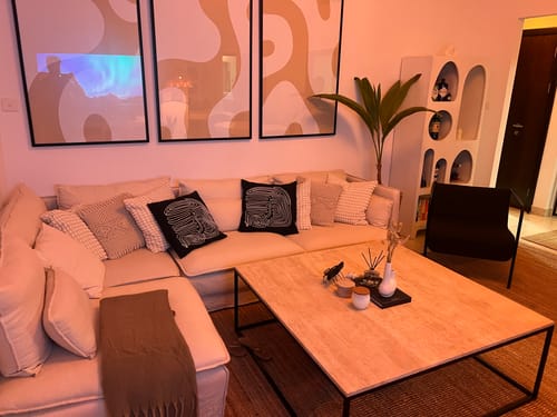 Customer photo review of Fluid Ellipses Wall Art