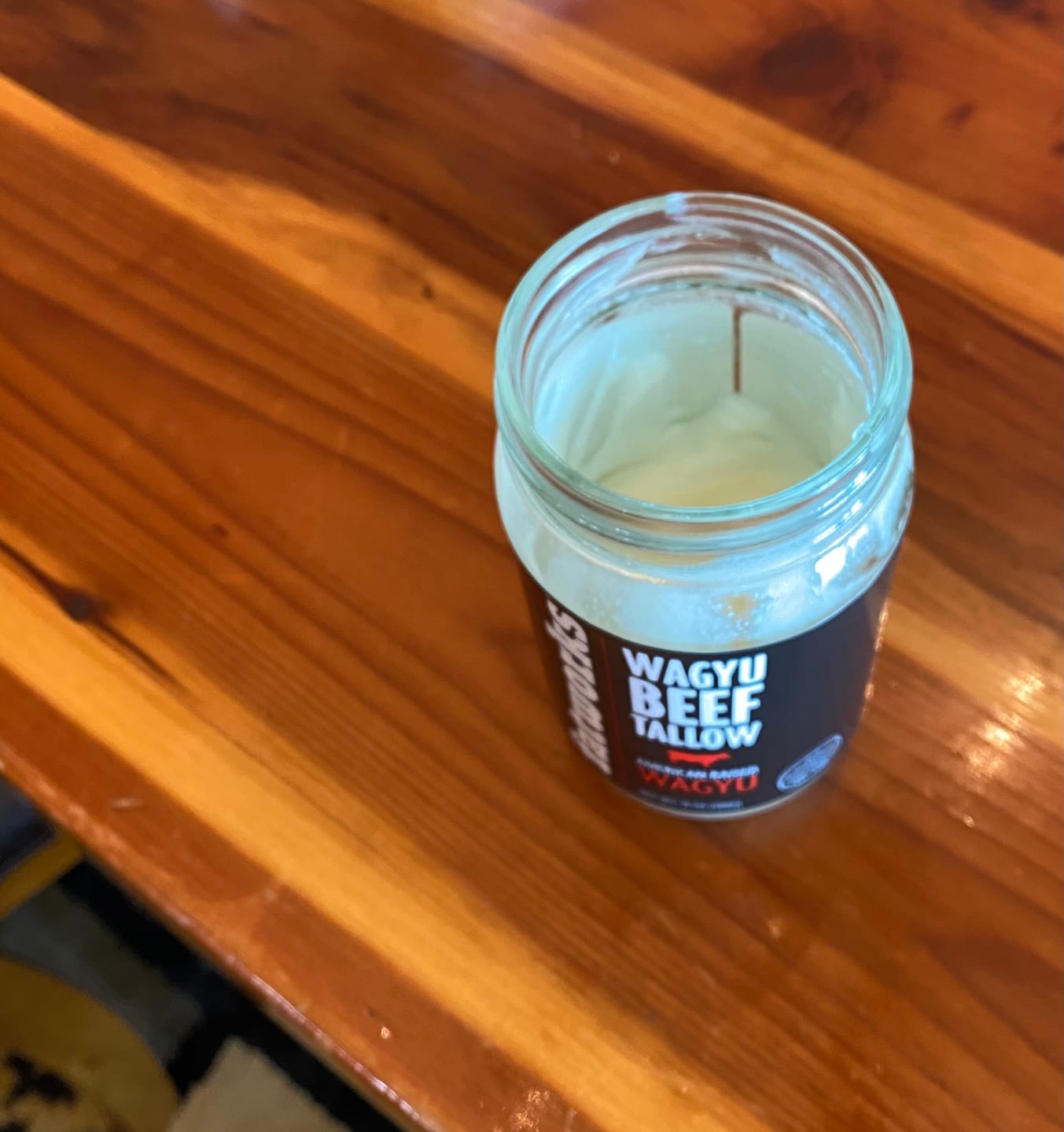 Customer photo review of American Wagyu Tallow 14 oz