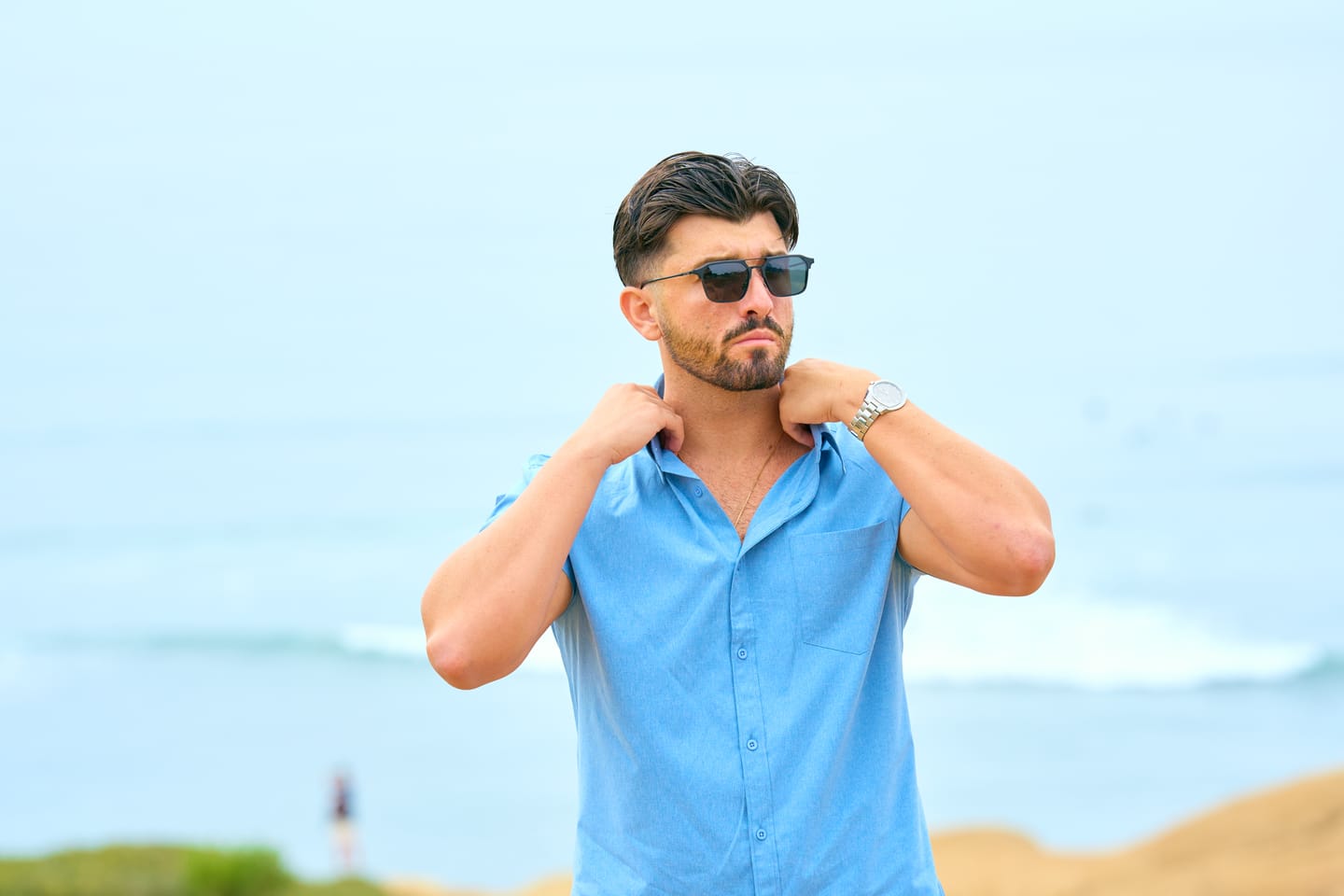 Customer photo review of Michael | Magnetic Clip-on Glasses | ZanyLen New Arrival 2024