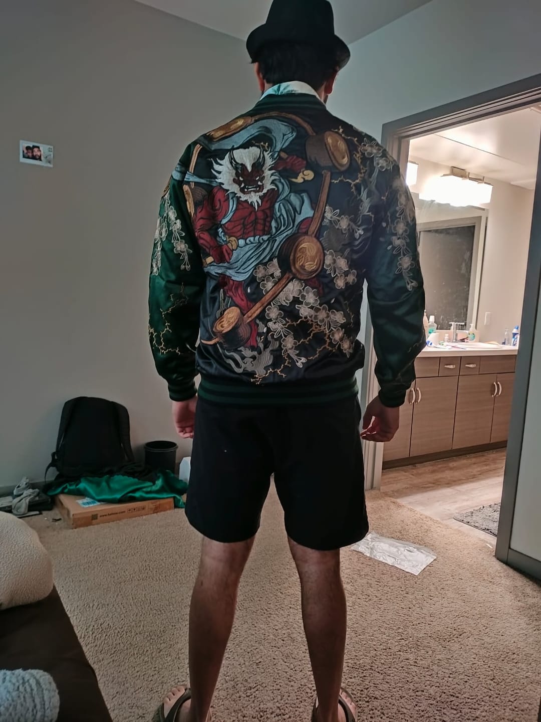 Customer photo review of Raijin & Fujin Sukajan Souvenir Jacket