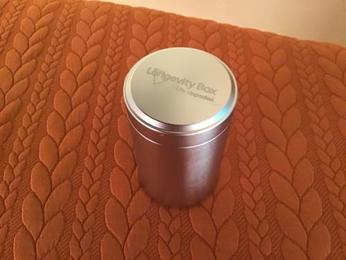 Customer photo review of Supplement Container