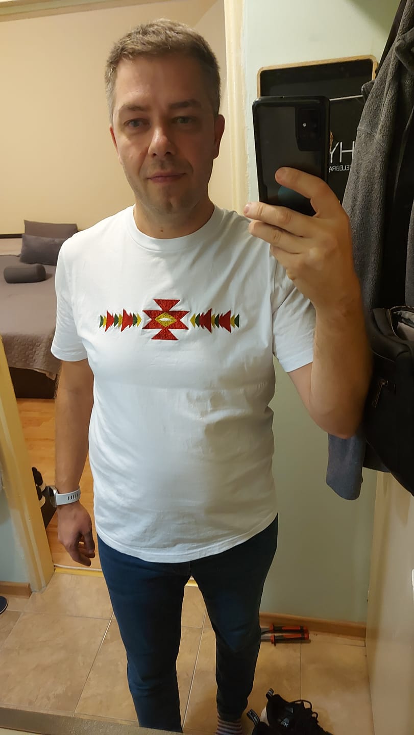 Customer photo review of Тениска "Канатица"